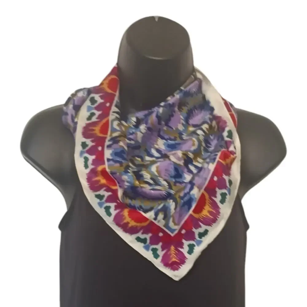 Zara Square Floral Scarf – 27” x 27”